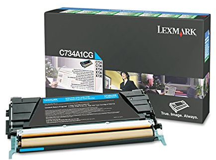 Lexmark - cyan - original - toner cartridge - LCCP, LRP
