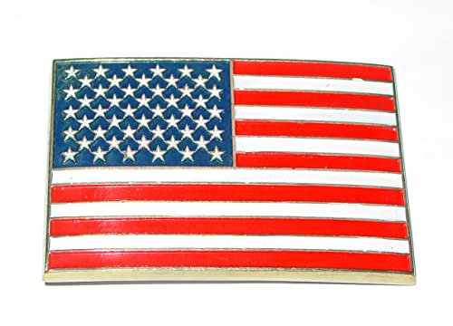 Hansen Styling Parts Gürtelschnalle USA Fahne (aus Metall)