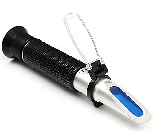 TuToy Tragbares Handrefraktometer Salinitäts-Test Marine Reef Hydrometer