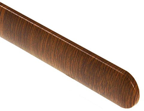 Golden Oak UPVC End Cap for 23mm Laminated Window Board Foiled Finish Double-Ended Window Cill Sill Trim