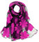 YFZYT Organza-Schal für Damen mit Feder Stickerei Muster/Elegantes Accessoire für Frauen/Organza-Schal/Halstuch/Schulter-Tuch/Schal Chiffon Stola Scarves - Rose Rote Blume