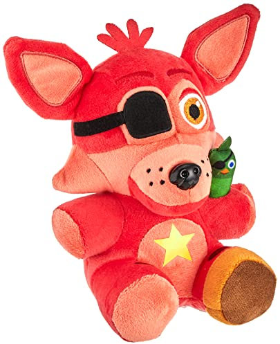 Funko Plush: Five Nights at Freddy's (FNAF) Pizza SIM: Rockstar Foxy - FNAF Pizza Simulator - Plüschtier - Geschenkidee Zum Geburtstag - Offizielle Handelswaren - Gefüllt Plüschtiere Für Kinder