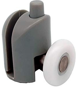 Shower Door Wheels | 23mm or 25mm | Upper or Lower | Single Shower Door Rollers Runners | ROLL001 (Lower Wheel, 25mm)