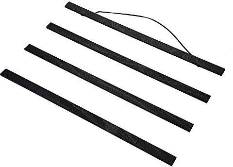 Posterleiste, Magnetische Poster Bilderrahmen Aufhänger Posterhalter für Wanddeko (Schwarz)(50cm)