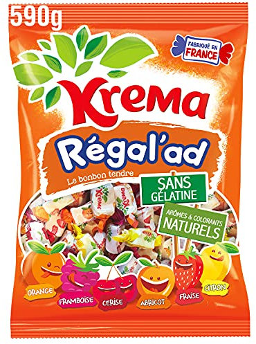 Krema Bonbons Régalad Multi Fruits, 590g