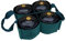 Acclaim Metz Nylon Four Bowl Level Lawn Flat Green Short Mat Indoor Outdoor Bowls Carrier (Dark Green)