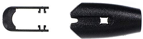 West Coast Paracord Black Plastic Utility Rope Clamps – Tie-Downs, Rope Loops, and General Utility – Multiple Pack Options, Black, 2 Pack