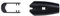 West Coast Paracord Black Plastic Utility Rope Clamps – Tie-Downs, Rope Loops, and General Utility – Multiple Pack Options, Black, 2 Pack