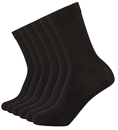 FM London lot de 6 Chaussettes femme bambou