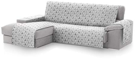 Textilhome Sofa Überzug MALU, Sofaüberwurf L Form Links, Sofaschutz Größe 240 cm, Couch Überzug Gepolstert, Sofaschoner SofaÜberwurf Schutzdecke, Universell, Haustierfreundlich, C/2