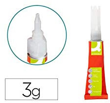 Pegamento q-connect adhesivo instantaneo fuerte 3gr unidad
