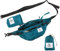 4Monster 2L Gürteltasche Wasserabweisend, Tragbare Bauchtasche Ultraleicht, Portable Hüfttasche für Damen Herren Outdoor Sport Reise Wandern (Blau, 2L)