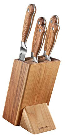 Tescoma Ceppo FEELWOOD, con 5 coltelli