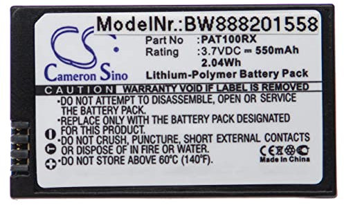 vhbw Batterie Compatible avec Parrot Rolling Spider Drone (550mAh, 3,7V, Li-polymère)