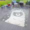TT Home Kinderzimmer Outdoor Teppich Kinder Junge Mädchen Spielteppich Lama Design Grau, Größe:80x150 cm
