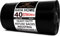 Haya Home 70L to 80L 40 Extra Strong Bin Bags Heavy Duty Bin Liners 40 μm Black Plastic Refuse Sacks large Waste Dustbin Bags for Kitchen Home Office DIY Garden from 100% Recycled Material