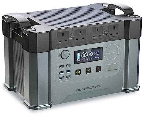 [Upgraded Version] ALLPOWERS S2000 PRO Portable Power Station, 2400W AC Solar Generator, MPPT 1451Wh Power Generator, UPS Function Portable Power Source for Power Outage Camping Outdoor RV