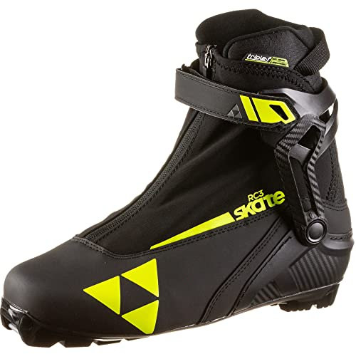 Fischer RC3 Skate Langlaufschuhe Black Yellow 47