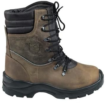 Ratioparts Ecoline-Stivali antitaglio, Scarpe Antinfortunistiche, Classe 2, Marrone, Taglia 39, lavori industriali Unisex-Adulto, EU