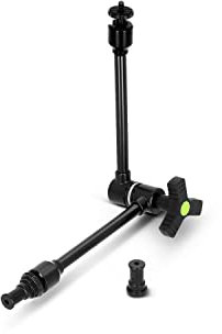 Gravity MA VARIARM L TV - Vielseitiger Gelenk-Arm mit zentralem Feststell-Mechanismus - 1/4 TV16 Large, Mikrofonzubehör, schwarz