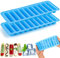 Silikonform Müsliriegel Stollenbackform, 1 Stücke Eiswürfelformen Silikon, Eiswürfelbehälter Müsliriegel Backform Silikon Eiswürfelbehälter Ice Cube Tray für Kaffee Cocktails Whisky