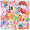 50Pcs Ballon Aufkleber für Kinder Teenager, Hochzeit Party Urlaub Dekoration Aufkleber Packs, wasserdicht Vinyl bunte Geburtstag Feier Geschenk Aufkleber