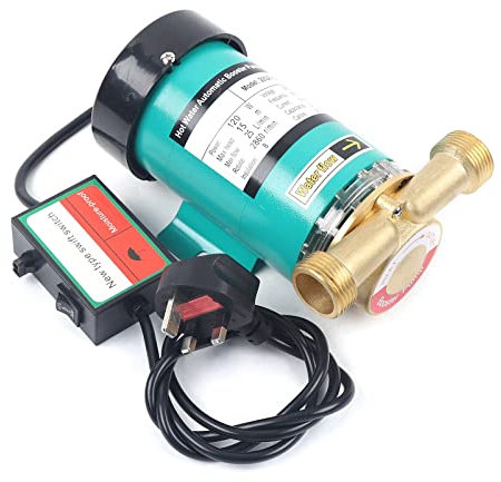 DiLiBee Bomba de aumento de presión de agua de 120 W Booster de agua caliente GR