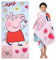 Franco Peppa Pig Kinder-Bad-/Pool-/Strandtuch, superweich, Baumwolle, 147,3 x 71,1 cm, offizielles Lizenzprodukt