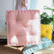 NeuWee Coussins de Chaises, Chaise Galette de Chaise pour Maison Bureau Jardin pour la décoration de la Cuisine et du Salon 40cm (Carré Rose)