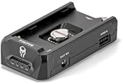Tilta F970 Battery Plate V2 - Black | Universal | Anti Rotation | Power Accessories | Dual Direction USB-C | Battery Indicator | TA-BTP2-F970-B