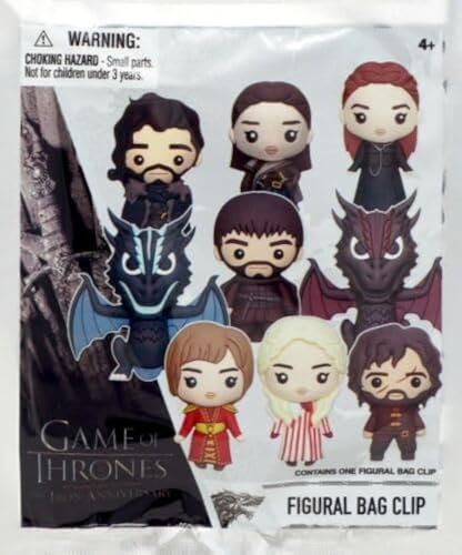 Monogram Game of Thrones The Iron Anniversary Figural Bag Clip Blind Bag Mystery Pack 1 Each, Mehrfarbig, Small