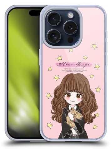 Head Case Designs Offizielle Harry Potter Hermione Granger Deathly Hallows XXXVII Gelhülle [Militärischer Schutzgrad] Kompatibel Mit Apple iPhone 15 Pro Und Kompatibel Mit MagSafe
