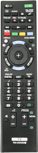 Ersatz Fernbedienung für Sony LED LCD Bravia TV RM-ED052 | RMED052 Universal