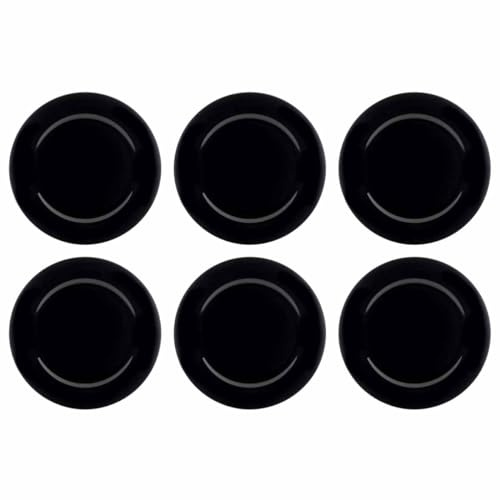 Nataland Servizio 6 Sottopiatti Grandi Natalizi A Forma Rotonda, Realizzati in Pvc Rigido Con Superficie Lucente, Utili per Decorare In Modo Classico ed Elegante la Tua Tavola