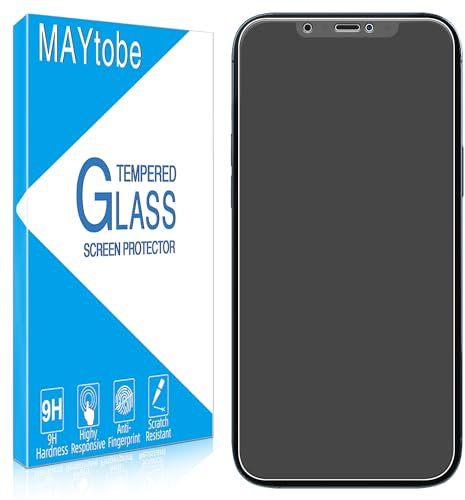 MAYtobe 2 Stück Matt Schutzglas für iPhone 12 Mini Schutzfolie, Frei von Kratzern, Anti-Fingerabdruck, 9H Härte, Matte Displayschutzfolie, Blasenfrei