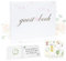 Gästebuch Goldene Hochzeit mit Sticker Hochzeit, Hochzeitsgästebuch Mal Anders mit 100 Leere Seiten, Gästebuch Silberhochzeit mit Aufkleber Hochzeit