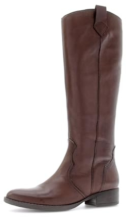 Gabor Damen Klassische Stiefel, Frauen Stiefel,uebergangsschuhe,lederstiefel,reißverschluss,Boots,Winterstiefel,Teak (Effekt),41 EU / 7.5 UK