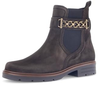 Gabor Damen Klassische Stiefeletten, Frauen Stiefeletten,Winterstiefeletten,Winterschuhe,gefüttert,Boots,ENGL.Brown(altmess,41 EU / 7.5 UK