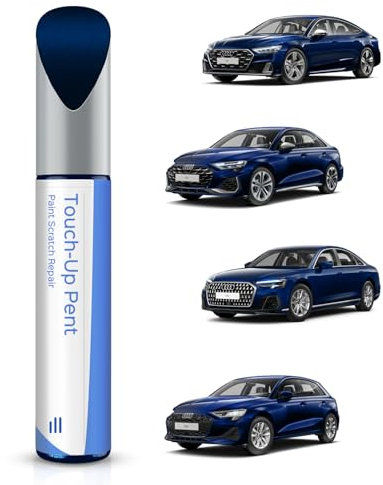 PARTS4EV LX5H/2D Navarra - Pintura de retoque azul metalizada para Audi TT/S6/TTS Quattro/S7/S8/A3/S3 – Repara arañazos y astillas