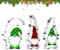 3 Stück Wichtel Ausstecher,Ausstechformen Zwerg,Ausstechformen Wichtel,Ausstechformen Weihnachten Wichtel,Ausstechformen Edelstahl,Weihnachtsmann Keksausstecher,für Keks Plätzchen