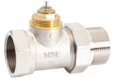 Generisch Gerades Heizkörperventil aus Messing ohne Thermostatkopf for HVAC-System DN15 DN20 DN25 DN32 Temperaturreglerventil(DN32)
