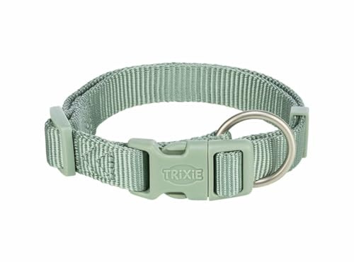 TRIXIE Premium collar, XXS–XS: 15–25 cm/10 mm, sage