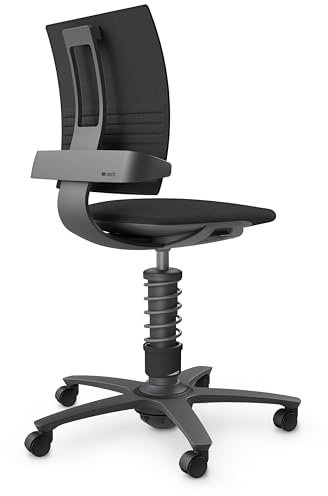 aeris 3Dee ergonomischer Bürostuhl – Schreibtischstuhl mit einzigartiger Rückenlehne – Bürostuhl ohne Armlehne – Drehstuhl, stufenlos höhenverstellbar 42-56 cm