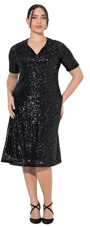 Ulla Popken Damen Midikleid