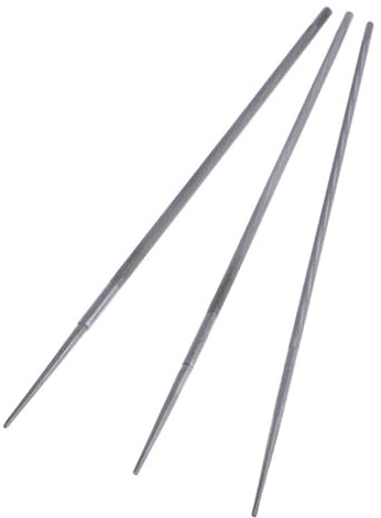 LQYXGS 3pcs Hand Tools Chainsaw Round File 5/32 3/16 7/32 for Woodworking