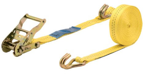 wolfcraft 3274000 1 Ratschen-Bandspanner mit Haken (Spannkraft 1.000 kg) 5 m, silber