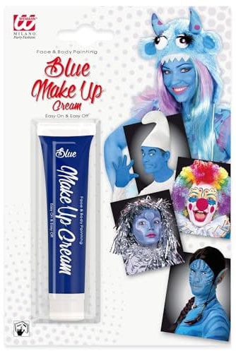 W WIDMANN MILANO Party Fashion - Maquillaje teatral en tubo, 28 ml, maquillaje, fiesta temática, carnaval, Halloween