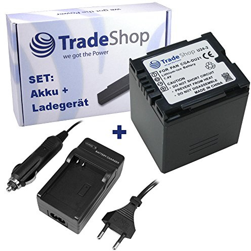 Angebot IM Set: Kamera Li-Ion Akku 2800mAh + Ladegerät mit Kfz Adapter kompatibel mit Panasonic NV-GS330B NV-GS330EG-S NV-GS400 NV-GS400B NV-GS400EG-S NV-GS500 NV-GS500B NV-GS500EG-S NV-GS-90