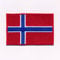 hegibaer 40 x 25 mm Königreich Norwegen Flagge Oslo Patch Aufnäher Aufbügler 0639 A