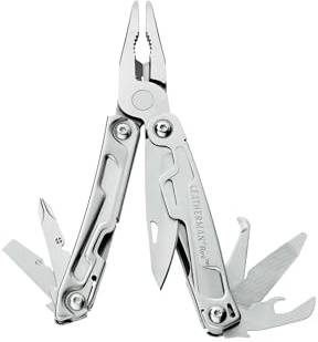 LEATHERMAN, Rev Pocket Size Multitool with Package Opener and Screwdrivers, Stainless Steel